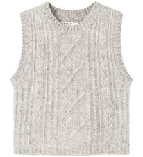 MarMar Vest - Uld - Tajo - Morning Dew Mel MarMar Vest - Uld - Tajo - Morning Dew Mel