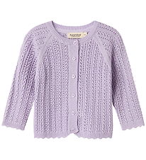 MarMar Cardigan - Totti - Uld/Bomuld - Amethyst MarMar Cardigan - Totti - Uld/Bomuld - Amethyst
