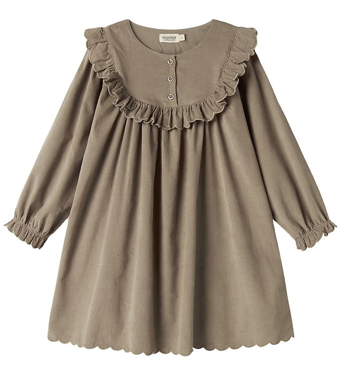 MarMar Kjole - Fløjl - Delina - Mud