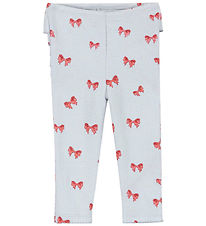 Konges Sløjd Bukser - Sui - Rosia Blue Bow m. Hulmønster Konges Sløjd Bukser - Sui - Rosia Blue Bow m. Hulmønster