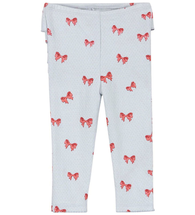 Konges Sløjd Bukser - Sui - Rosia Blue Bow m. Hulmønster