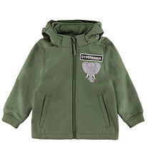 DYR-Cph Softshelljakke - Dyrevild - Soft Khaki Dyrepasser/Elefan DYR-Cph Softshelljakke - Dyrevild - Soft Khaki Dyrepasser/Elefan