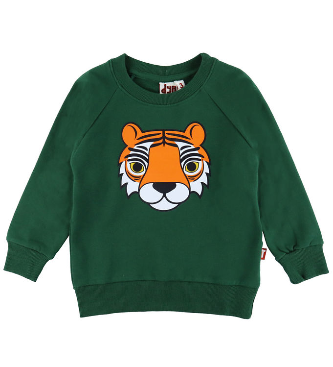 DYR-Cph Sweatshirt - Dyrbellow - Dk Pine Tiger