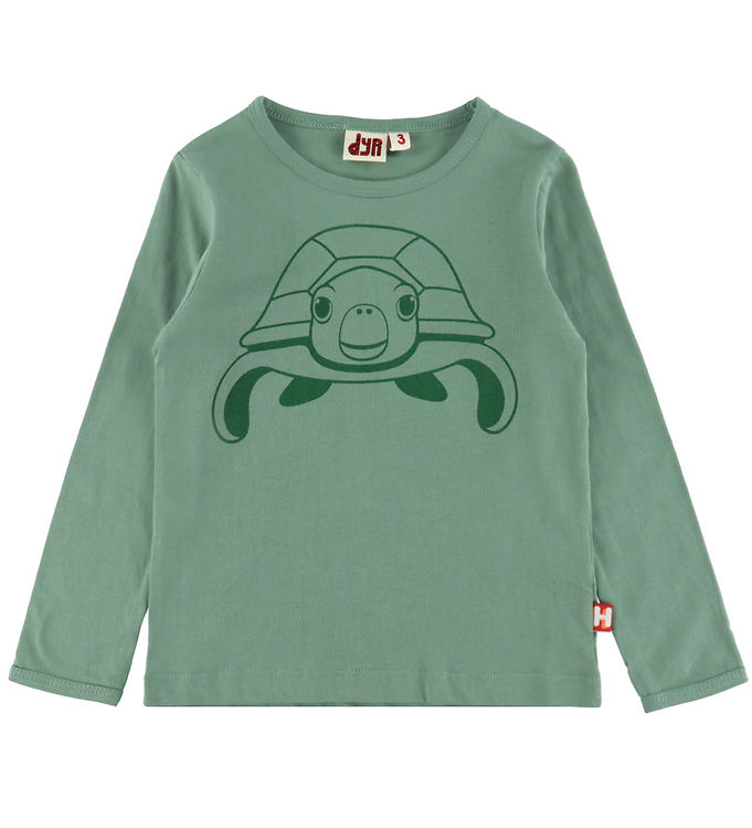 DYR-Cph Bluse - Dyrshedding - Sage Havskildpadde