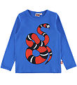 DYR-Cph Bluse - Dyrroar - Bright Blue Slange DYR-Cph Bluse - Dyrroar - Bright Blue Slange