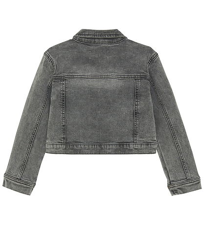 Creamie Denimjakke - Light Grey Denim