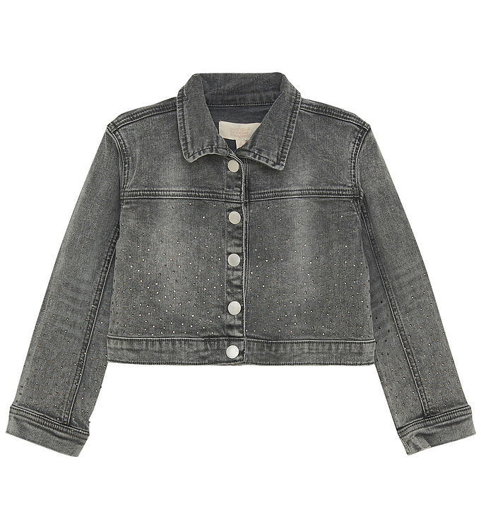 Creamie Denimjakke - Light Grey Denim