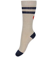 MP Strømper - Rib - Elga - Glitter - Champagne Beige MP Strømper - Rib - Elga - Glitter - Champagne Beige