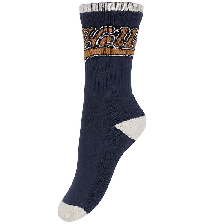 MP Strømper - Rib - Orla - Navy