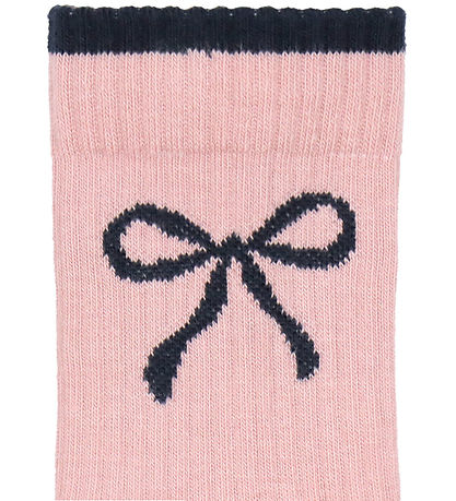 MP Strømper - Rib - Maren - Silver Pink
