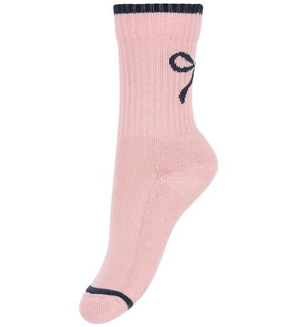 MP Strømper - Rib - Maren - Silver Pink