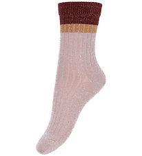 MP Strømper - Rib - Norma - Glitter - Rust MP Strømper - Rib - Norma - Glitter - Rust