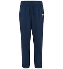 Hummel Fleecebukser - HmlJr - Dress Blues Hummel Fleecebukser - HmlJr - Dress Blues
