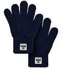 Hummel Gloves - 2-Pack - Knitted - HmlJr - Dress Blues