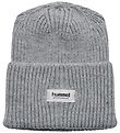 Hummel Hue - Strik - Rib - HmlJr - Gråmeleret Hummel Hue - Strik - Rib - HmlJr - Gråmeleret