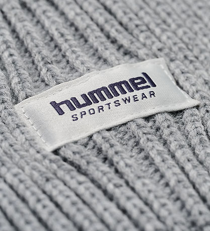 Hummel Hue - Strik - Rib - HmlJr - Gråmeleret