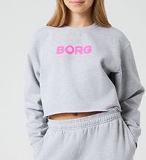 Björn Borg Sweatshirt - Lys Grå Meleret Björn Borg Sweatshirt - Lys Grå Meleret