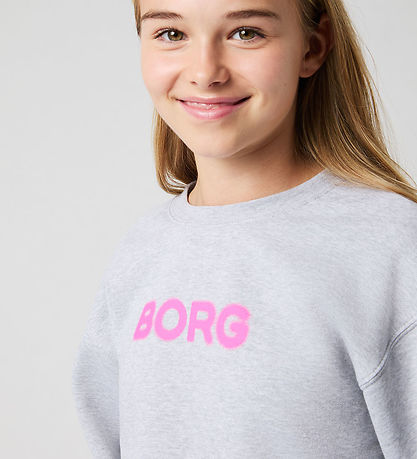 Björn Borg Sweatshirt - Lys Grå Meleret