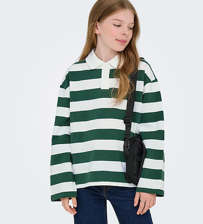Kids Only Blouse - KogRuby - PineNeedle/Cloud Dancer