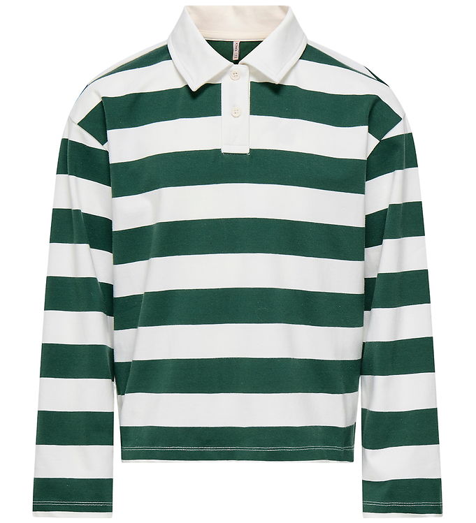 Kids Only Bluse - KogRuby - PineNeedle/Cloud Dancer