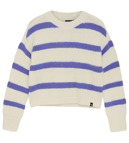 Indian Blue Jeans Bluse - Strik - Cloud/Blåstribet Indian Blue Jeans Bluse - Strik - Cloud/Blåstribet