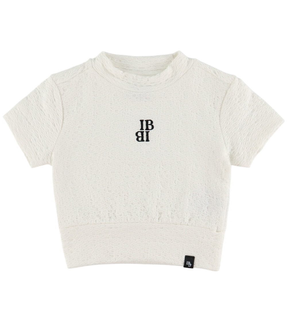 Indian Blue Jeans T-Shirt - Cropped - Cloud - Indian Blue Jeans - 8 Jahre (128) - T-Shirts