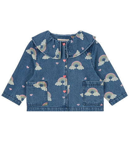 Konges Sløjd Denimjakke - Denim - Magot - Rainbow
