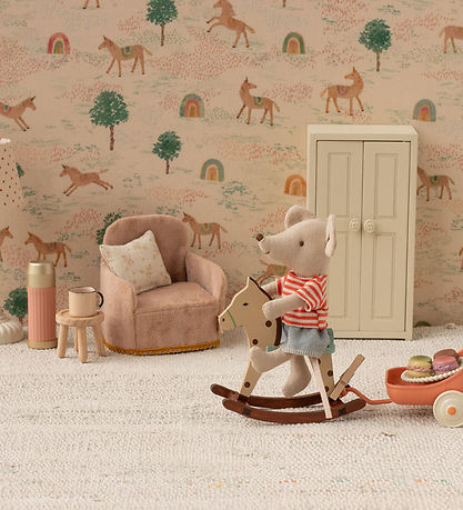 Maileg Gyngehest - Mus - Plettet