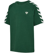 Hummel T-shirt - hmlJR Archive - Mørkegrøn m. Logo Hummel T-shirt - hmlJR Archive - Mørkegrøn m. Logo