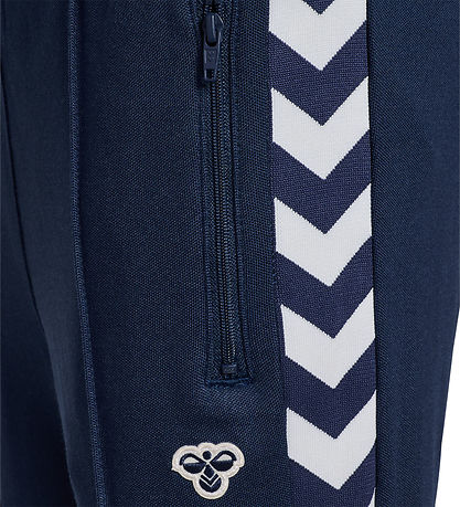 Hummel Træningsbukser - hmlJR Archive - Dress Blues m. Logo