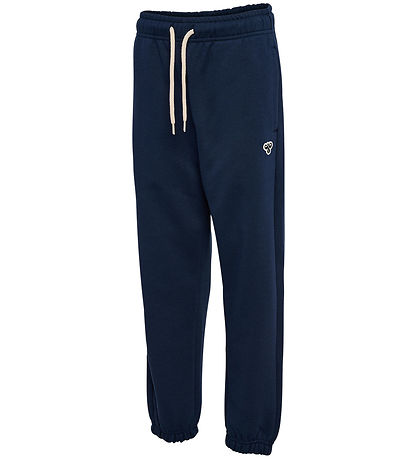 Hummel Sweatpants - HmlJR - Dress Blues m. Logo