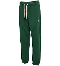 Hummel Sweatpants - HmlJR - Mørkegrøn m. Logo Hummel Sweatpants - HmlJR - Mørkegrøn m. Logo