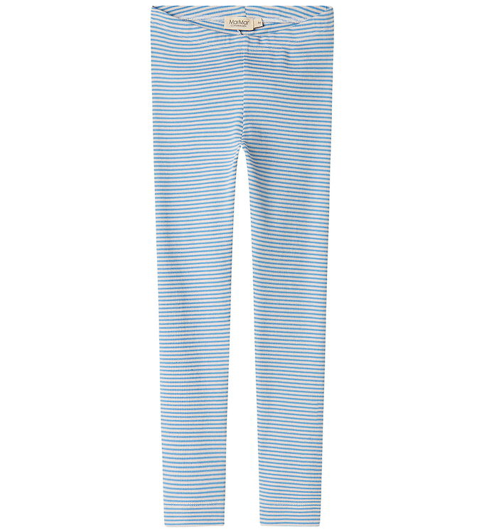MarMar Leggings - Rib - Modal - Blue Stripe