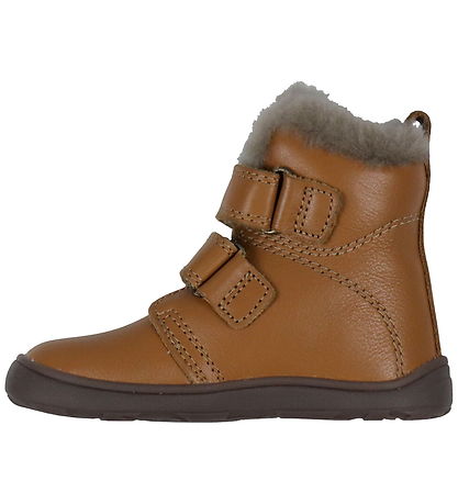 Bisgaard Vinterstøvler - Emil - Barefoot - Cognac