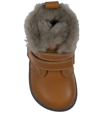 Bisgaard Vinterstøvler - Emil - Barefoot - Cognac