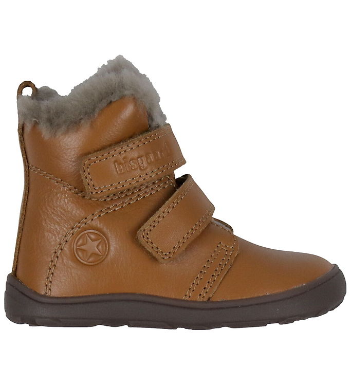 Bisgaard Vinterstøvler - Emil - Barefoot - Cognac