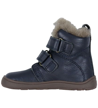Bisgaard Vinterstøvler - Emil - Barefoot - Navy