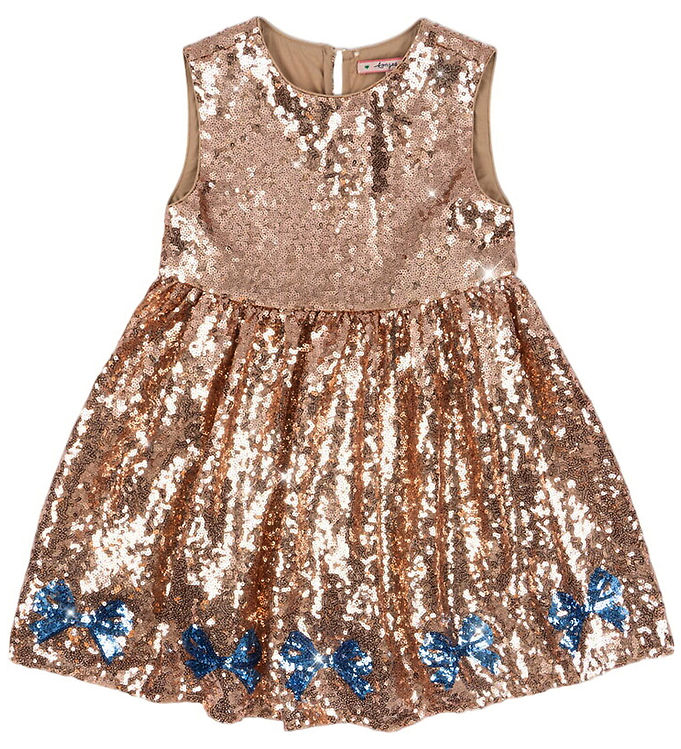 Konges Sløjd Kjole - Starla Sequin - Brazillian Sand m. Paliette