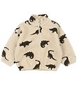 Konges Sløjd Fleecetrøje - Jody Teddy - Dino Silhouette Konges Sløjd Fleecetrøje - Jody Teddy - Dino Silhouette