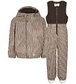 MarMar Regntøj m Fleece - PU - Obo - Brown Stripe MarMar Regntøj m Fleece - PU - Obo - Brown Stripe