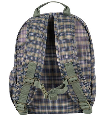 Konges Sløjd Rygsæk - PU - Rainy - Midi - Laurel Blue Check