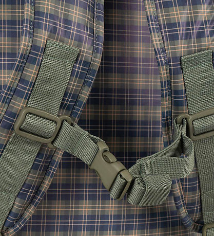 Konges Sløjd Rygsæk - PU - Rainy - Midi - Laurel Blue Check