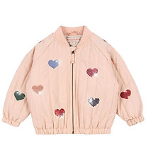 Konges Sløjd Termojakke - Juno Sequin Bomber - Cameo Rose Konges Sløjd Termojakke - Juno Sequin Bomber - Cameo Rose