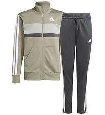 adidas Performance Træningssæt - Tiberio - Silpeb/Gresix/Me adidas Performance Træningssæt - Tiberio - Silpeb/Gresix/Me