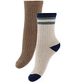 Konges Sløjd Strømper - 2-pak - Rib - Navy Stripe Konges Sløjd Strømper - 2-pak - Rib - Navy Stripe
