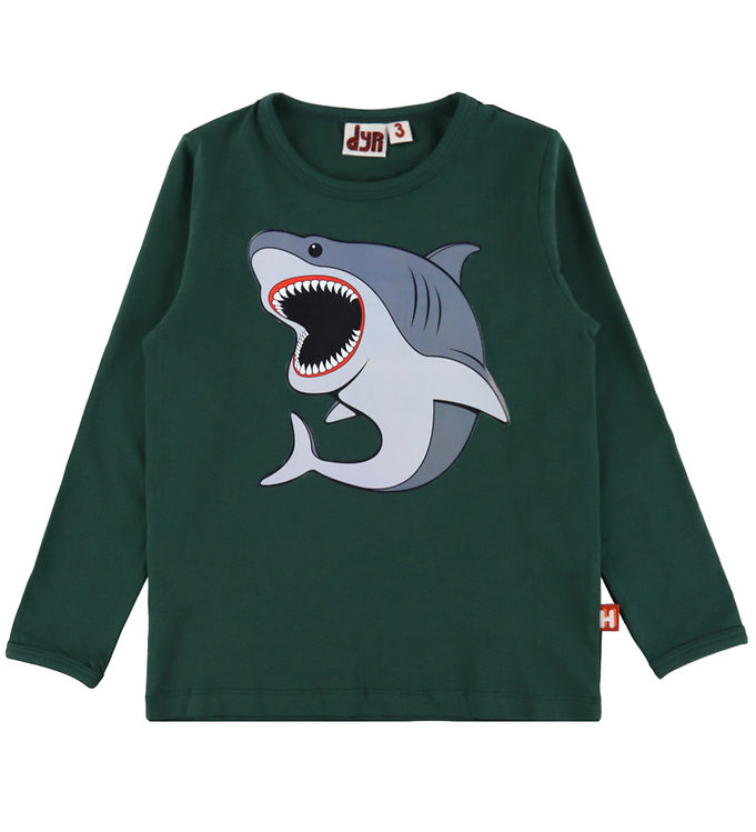 DYR-Cph Bluse - Dyrroar - Forest Hvidhaj