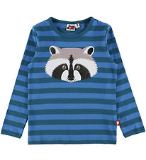 DYR-Cph Bluse - Dyrroar - Slate/Warm Blue Vaskebjørn DYR-Cph Bluse - Dyrroar - Slate/Warm Blue Vaskebjørn