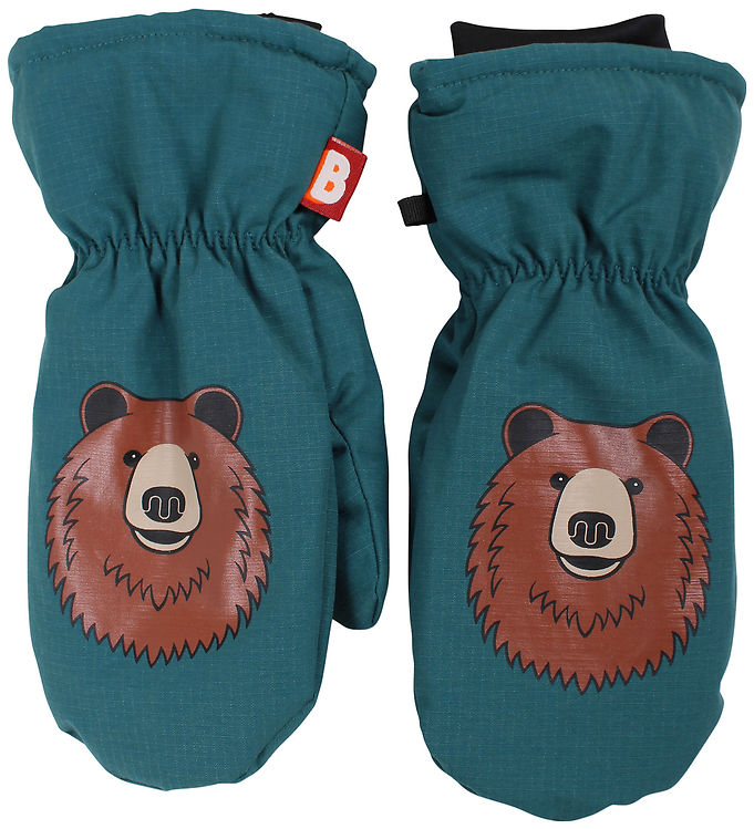 DYR-Cph Luffer m. Fleece – DYRPaw – DK Slate m. Brun Bjørn
