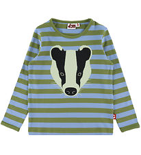 DYR-Cph Bluse - Dyrroar - Blue Grey/Olive Graevling DYR-Cph Bluse - Dyrroar - Blue Grey/Olive Graevling