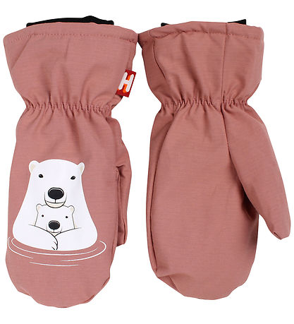 DYR-Cph Luffer m. Fleece - DYRPaw - DK Rose Beige m. Isbjørn Mor